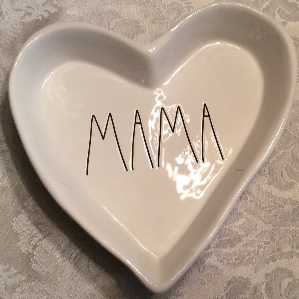 Rae Dunn MAMA Heart Shaped Dish